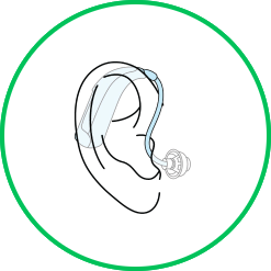 Open BTE are behind-the-ear devices